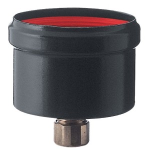 SAVE SCARICO DI CONDENSA PER TUBO STUFA A PELLET PORCELLANATO NERO OPACO, D.8