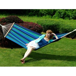 GIARDINI AMACA CON ASSE IN LEGNO SINGOLA CM 80x200 PESO MAX 100KG
