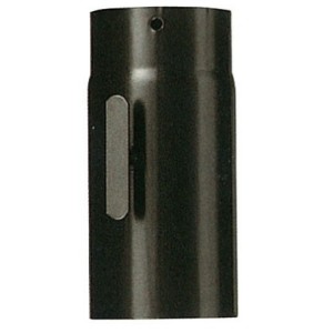 TUBO TRONCHETTO CON VALVOLA D.15 NERO OPACO PESANTE STUFA FUMO STUFE FUMI TUBI