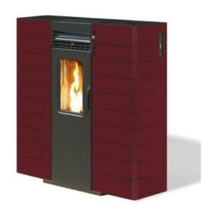 Stufa a Pellet canalizzata KingSlim Riscaldamento domestico eco-sostenibile 300w