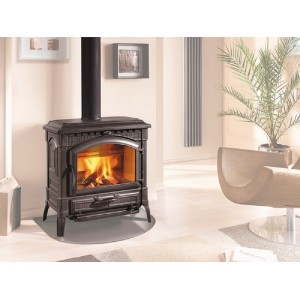 TERMOSTUFA A LEGNA STUFA NORDICA mod. ISOTTA 15 kW 430 mc