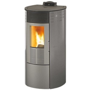 STUFA PELLET KING 12 kW 10,1 ROUND ANTRACITE MADE IN ITALY