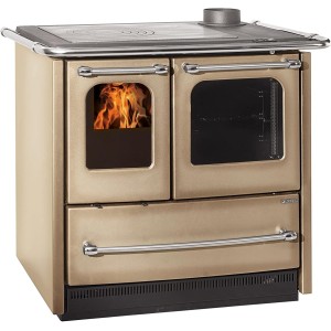 CUCINA LEGNA 7,5 KW SOVRANA EASY EVO 2.0 CAPPUCCINO