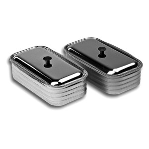 SET VASCA INOX + MESTOLO X CUCINA NORDICA ROMANTICA 4 1/2