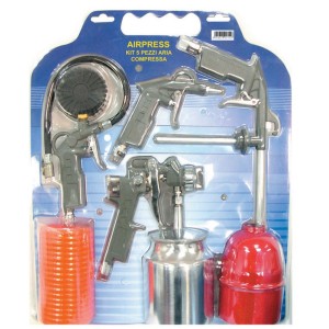 KIT ACCESSORI PER COMPRESSORE MOD.AIRPRESS 5 PEZZI