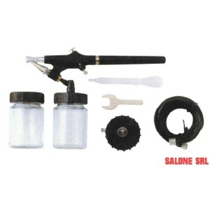 KIT AEROGRAFO AERO PENNA ASTURO MOD.ABS-1 PER MODELLISMO E DECORAZIONE PER COMPRESSORE