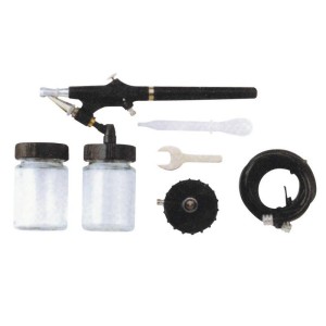KIT AEROGRAFO AERO PENNA ASTURO MOD.ABS-1 PER MODELLISMO E DECORAZIONE PER COMPRESSORE