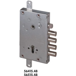 SERRATURA TRIPLICE ANTIFURTO A CILINDRO EUROPEO PER PORTE BLINDATE CISA ART.56515.48