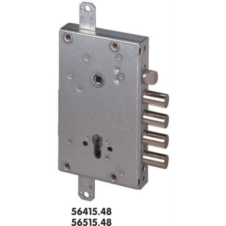 SERRATURA TRIPLICE ANTIFURTO A CILINDRO EUROPEO PER PORTE BLINDATE CISA ART.56515.48