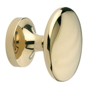 POMOLO 2 PZ.  PER PORTONE IN ZAMA D.MM.70 FINITURA INOX BRASS