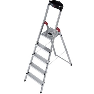 SCALA A LIBRETTO IN ALLUMINIO HAILO L60 GRADINI 8