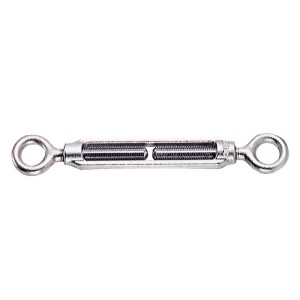 TENDITORE 5 PZ. DUE OCCHIOLI IN ACCIAIO ZINCATO PER FUNE DA MM.12 - 1/2 ROBUR