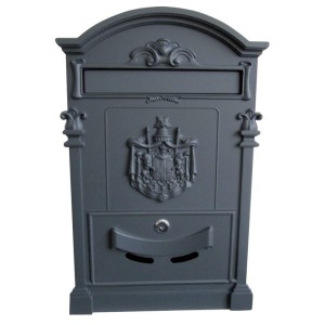 CASSETTA POSTALE 300X82X465H GRIGIO ALLUMINIO PRESSOFUSO