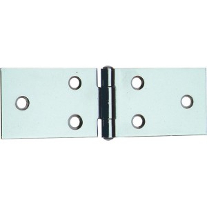 CERNIERA INOX LUNGA ART.122IN MM.80H(40+40)X31 PERNO FISSO 12 PZ.