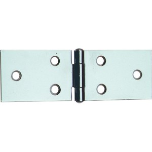 CERNIERA INOX LUNGA ART.122IN MM.80H(40+40)X31 PERNO FISSO 12 PZ.