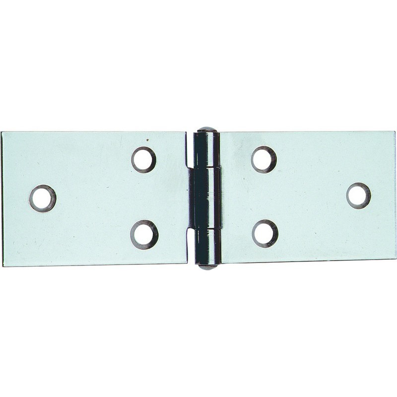 CERNIERA INOX LUNGA ART.122IN MM.80H(40+40)X31 PERNO FISSO 12 PZ. CERNIERA INOX LUNGA ART.122IN MM.80H(40+40)X31 PERNO FISSO 12 PZ.