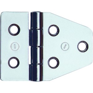 CERNIERA INOX NAUTICA ART.852IN MM.40HX55 PERNO FISSO 12 PZ.