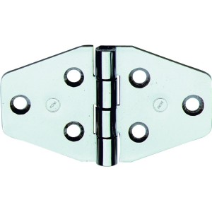 CERNIERA INOX NAUTICA ART.854IN MM.40HX70 PERNO FISSO 12 PZ.