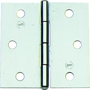 CERNIERA INOX QUADRA  ART.121IN  MM.50X50 PERNO FISSO 12 PZ.