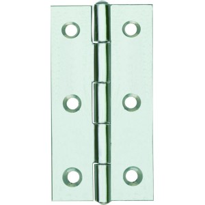 CERNIERA INOX STRETTA ART.120IN MM.50HX31 PERNO FISSO 12 PZ.