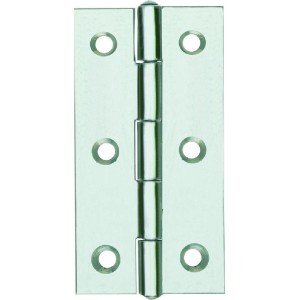 CERNIERA INOX STRETTA ART.120IN MM.50HX31 PERNO FISSO 12 PZ.
