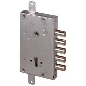 SERRATURA TRIPLICE ANTIFURTO CILINDRO EUROPEO PORTE BLINDATE CISA ART.56505.48B C/BLOCCO