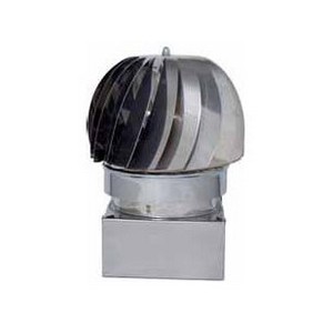 FUMAIOLO GIREVOLE GLOBO INOX Quadrato cm. 40x40
