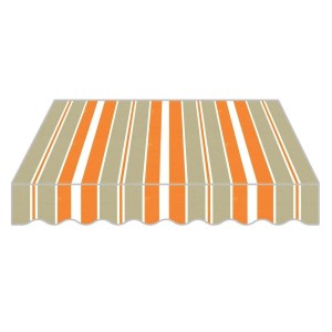 TENDA DA SOLE STRUTTURA A BRACCI RETRATTILI ALLUMINIO CM.295X250H DISEGNO P3030
