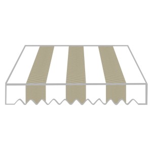 TENDA DA SOLE A CADUTA STRUTTURA ALLUMINIO CM.200X250H DISEGNO P2004 BALCONE