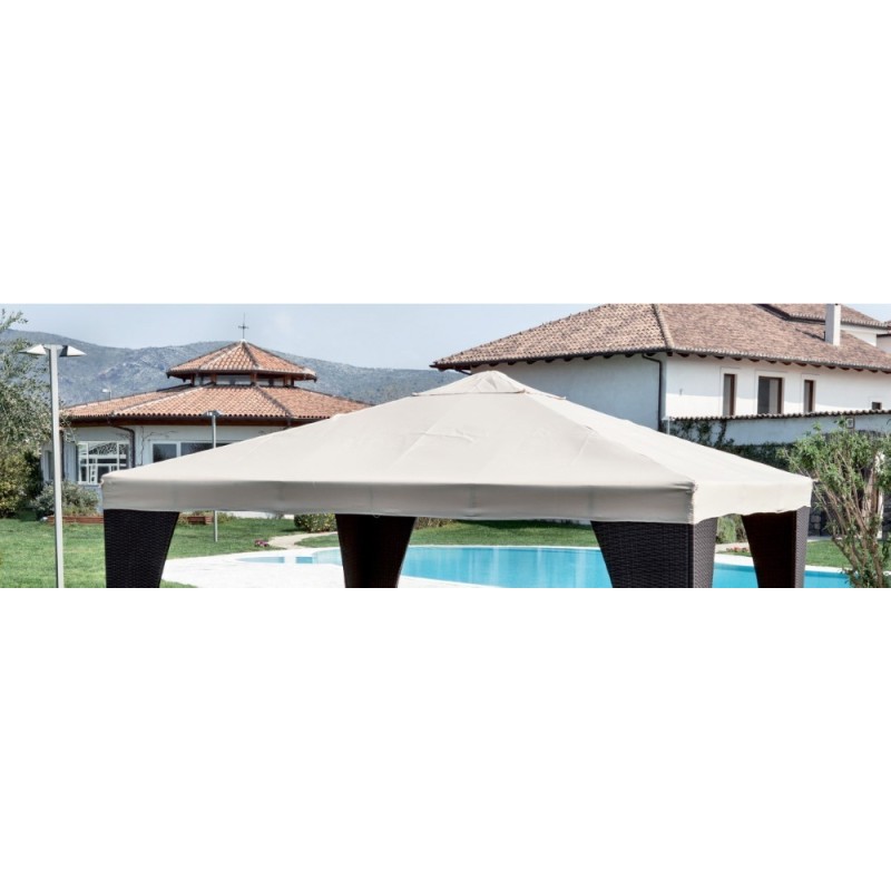 TOP COPERTURA X GAZEBO 3X3 POLIESTERE BEIGE TOP COPERTURA X GAZEBO 3X3 POLIESTERE BEIGE