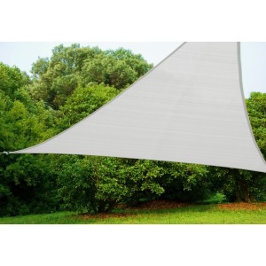 TELO VELA OMBREGGIANTE 5X5X5 TRIANGOLARE POLIETILENE  BIANCO