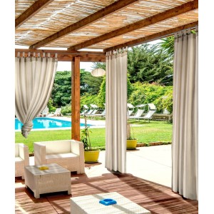 PZ.02 TENDA A BRETELLA PER GAZEBO 130X265H COLORE CORDA RESINATA
