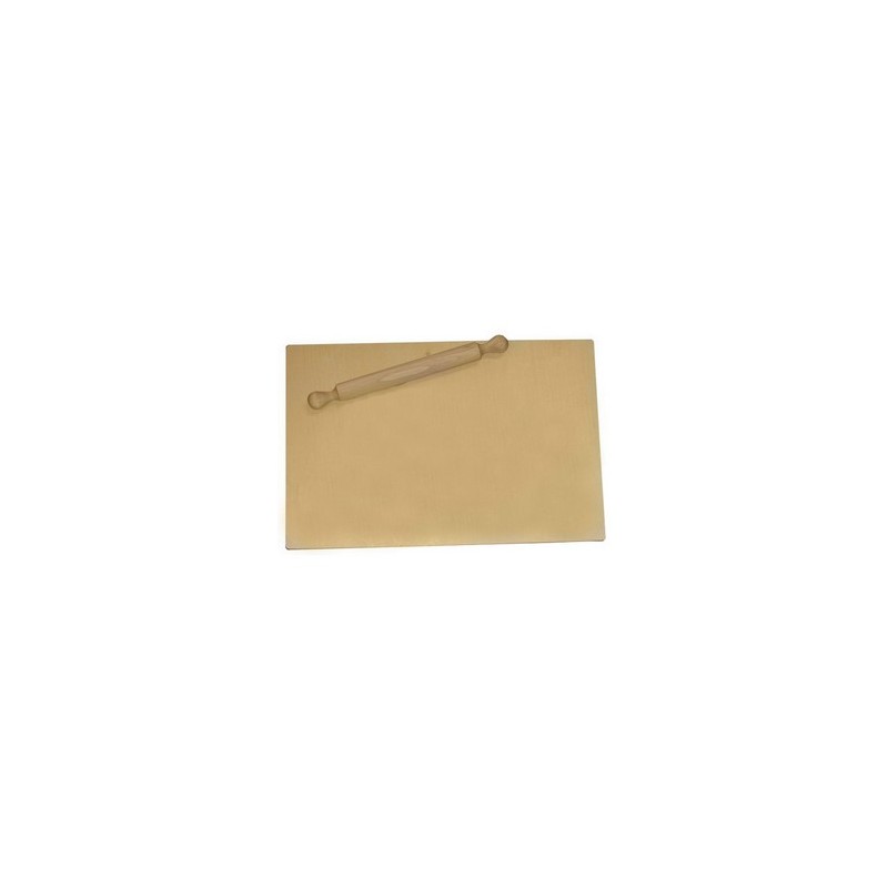 ASSE DA PASTA IN LEGNO CON MATTARELLO cm. 58x38x1,2 ASSE DA PASTA IN LEGNO CON MATTARELLO cm. 58x38x1,2