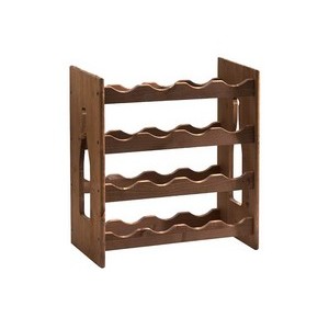 CANTINETTA IN LEGNO SCURO 16 POSTI cm.42x25x50h