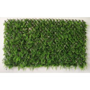 SIEPE ARTIFICIALE CON STECCATO + ERBA SEMPREVERDE ARELLE ARELLA MT.1X2