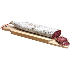 TAGLIERE IN LEGNO PER SALAME cm. 37x7,5x2
