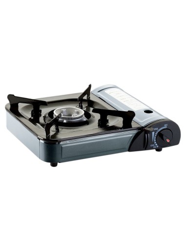 FORNELLO A GAS 2,6 KW ACCENSIONE PIEZO ELETTRICA AUTONOMIA 90 MINUTI CON VALIGETTA