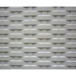 ARMADIO RESINA ANTIURTO EFFETTO POLIRATTAN CON 4 RIPIANI CM.65X45X184H BIANCO