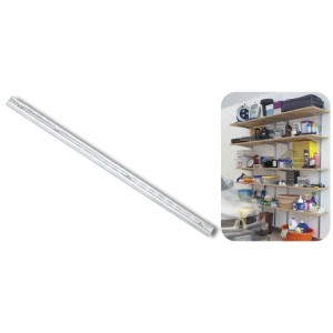 ASTA 2PZ. CON CREMAGLIERA CM.198 PER SCAFFALE COMPONIBILE ZINCATA STAFFA