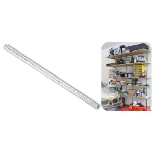 ASTA 2PZ. CON CREMAGLIERA CM.198 PER SCAFFALE COMPONIBILE ZINCATA STAFFA