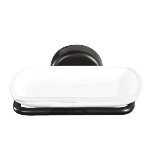 PORTA SAPONE FERRO BATTUTO E CERAMICA MOD.DUCHESSA MADE ITALY ARREDO BAGNO