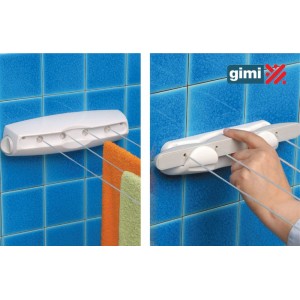 Stendibiancheria GIMI ROTOR 4 FILI SALVASPAZIO FILI REGOLABILI