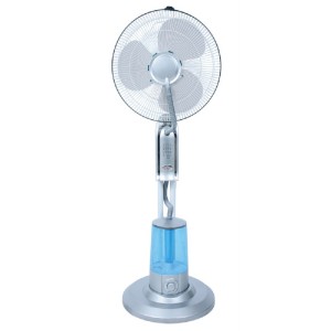 VENTILATORE NEBULIZZATORE A PIANTANA PER ESTERNO RUGIADA CM.40