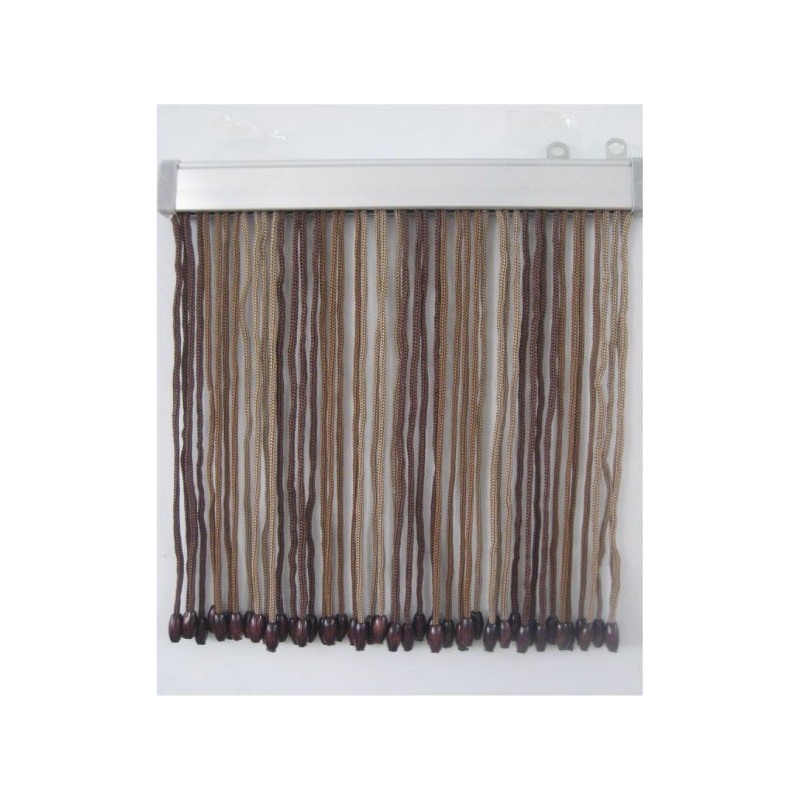 TENDA MOSCHIERA CORDONCINO CM.125X240 MARRONE ZANZARIERA ANTI MOSCHE TENDA MOSCHIERA CORDONCINO CM.125X240 MARRONE ZANZARIERA ANTI MOSCHE
