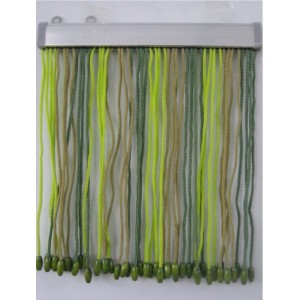 TENDA MOSCHIERA CORDONCINO CM.125X240 VERDE CHIARO  ZANZARIERA ANTI MOSCHE