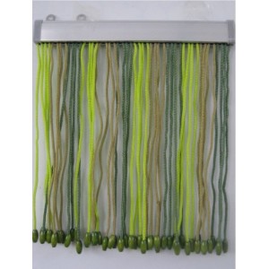 TENDA MOSCHIERA CORDONCINO CM.125X240 VERDE CHIARO  ZANZARIERA ANTI MOSCHE