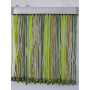 TENDA MOSCHIERA CORDONCINO CM.125X240 VERDE CHIARO  ZANZARIERA ANTI MOSCHE