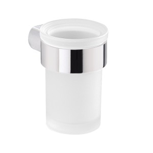 PORTABICCHIERE PORTASPAZZOLINO DA MURO PER BAGNO GEDY PI10 SERIE PIRENEI
