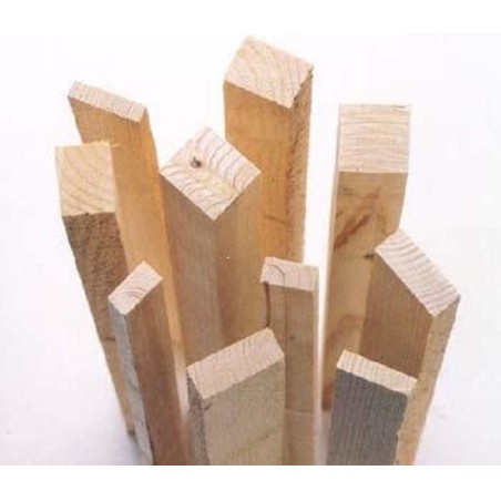 LISTELLO IN ABETE LEVIGATO 4PZ. MM.40X40X200H LISTELLI