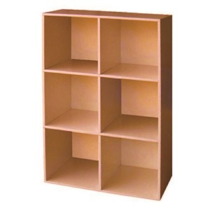 KIT MOBILE LIBRERIA IN MELAMINICO Mod. CUBO 61X29,5X91H COLORE CILIEGIO